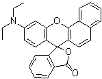 10-(Diethylamino)spiro[7H-benzo[c]xanthene-7,1'(3'H)-isobenzofuran]-3'-one molecular structure (CAS 34791-86-1)