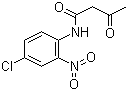 N-(4-氯-2-硝基苯基)-3-氧代丁酰胺分子结构 (CAS 34797-69-8)