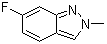 6-Fluoro-2-methyl-2H-indazole molecular structure (CAS 348-39-0)
