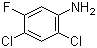 结构式 CAS# 348-64-1, 2,4-二氯-5-氟苯胺