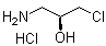 (S)-1-氨基-3-氯-2-丙醇盐酸盐分子结构 (CAS 34839-13-9)