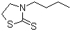 3-丁基-2-噻唑烷硫酮分子结构 (CAS 3485-02-7)