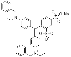 Acid Blue 7 molecular structure (CAS 3486-30-4)