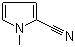 structure of CAS# 34884-10-1, 1-Methylpyrrole-2-carbonitrile;1-Methyl-1H-pyrrole-2-carbonitrile
