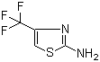 结构式 CAS# 349-49-5, 2-氨基-4-三氟甲基-1,3-噻唑