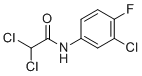 2,2-dichloro-N-(3-chloro-4-fluorophenyl)acetamide molecular structure (CAS 349106-80-5)