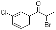 结构式 CAS# 34911-51-8, 2-溴-3'-氯苯丙酮