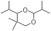 2,4-Diisopropyl-5-dimethyl-1,3-dioxane molecular structure (CAS 3494-76-6)
