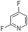 结构式 CAS# 34941-90-7, 2,4-二氟吡啶