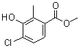 4-Chloro-3-hydroxy-2-methylbenzoic acid methyl ester molecular structure (CAS 349479-34-1)