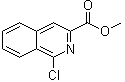 结构式 CAS# 349552-70-1, 1-氯异喹啉-3-羧酸甲酯
