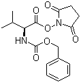 structure of CAS# 3496-11-5, N-Carbobenzoxy-L-valine succinimidyl ester;Z-Val-OSu