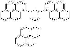 1,3,5-Tris(1-pyrenyl)benzene molecular structure (CAS 349666-25-7)