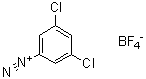 结构式 CAS# 350-67-4, 3,5-二氯苯基重氮四氟硼酸盐