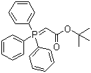 structure of CAS# 35000-38-5, tert-Butyl(triphenylphosphoranylidene)acetate;(tert-Butoxycarbonylmethylene)triphenylphosphorane