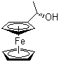(-)-1-Ferrocenylethanol molecular structure (CAS 35025-24-2)