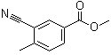 3-Cyano-4-methylbenzoic acid methyl ester molecular structure (CAS 35066-32-1)