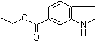structure of CAS# 350683-40-8, Ethyl 2,3-dihydro-1H-indole-6-carboxylate
