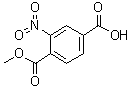 4-甲氧羰基-3-硝基苯甲酸分子结构 (CAS 35092-89-8)