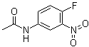 4'-氟-3'-硝基乙酰苯胺分子结构 (CAS 351-32-6)