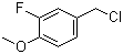 3-氟-4-甲氧基苄氯分子结构 (CAS 351-52-0)