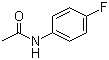 structure of CAS# 351-83-7, 4-Fluoroacetanilide ;4'-Fluoroacetanilide; N-(4-Fluorophenyl)acetamide