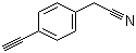 structure of CAS# 351002-90-9, (4-Ethynylphenyl)acetonitrile;4-Ethynylbenzeneacetonitrile