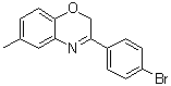 3-(4-溴苯基)-6-甲基-2H-1,4-苯并恶嗪分子结构 (CAS 351003-33-3)