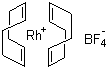 二(1,5-环辛二烯)四氟硼酸铑(I)分子结构 (CAS 35138-22-8)