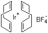 Bis(1,5-cyclooctadiene)iridium(I) tetrafluoroborate molecular structure (CAS 35138-23-9)