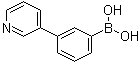 structure of CAS# 351422-72-5, B-[3-(3-Pyridinyl)phenyl]boronic acid;[3-(3-Pyridinyl)phenyl]boronic acid