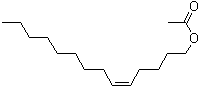 结构式 CAS# 35153-13-0, (Z)-5-十四碳烯-1-醇乙酸酯