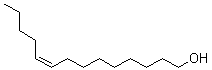 structure of CAS# 35153-15-2, (Z)-9-Tetradecen-1-ol;(Z)-9-Tetradecenyl alcohol