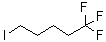 structure of CAS# 352-60-3, 5,5,5-Trifluoropentyl iodide;1,1,1-Trifluoro-5-iodopentane; 4-(Trifluoromethyl)butyl iodide