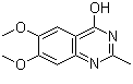 6,7-Dimethoxy-2-methylquinazolin-4-ol molecular structure (CAS 35241-23-7)