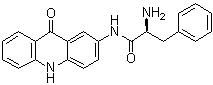 (alphaS)-alpha-氨基-N-(9,10-二氢-9-氧代-2-吖啶基)苯丙酰胺分子结构 (CAS 352525-09-8)