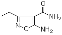 5-Amino-3-ethyl-4-isoxazolecarboxamide molecular structure (CAS 35261-07-5)