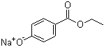 尼泊金乙酯钠盐分子结构 (CAS 35285-68-8)