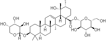 苦丁冬青甙 H分子结构 (CAS 35286-58-9)