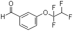 structure of CAS# 35295-35-3, 3-(1,1,2,2-Tetrafluoroethoxy)benzaldehyde