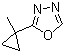 2-(1-Methylcyclopropyl)-1,3,4-oxadiazole molecular structure (CAS 353238-51-4)