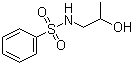 N-(2-Hydroxypropyl)benzenesulphonamide molecular structure (CAS 35325-02-1)
