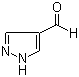 1H-吡唑-4-甲醛分子结构 (CAS 35344-95-7)