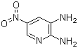 5-硝基吡啶-2,3-二胺分子结构 (CAS 3537-14-2)