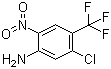 4-Amino-2-chloro-5-nitrobenzotrifluoride molecular structure (CAS 35375-74-7)
