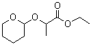 2-[(Tetrahydropyran-2-yl)oxy]propionic acid ethyl ester molecular structure (CAS 3539-40-0)