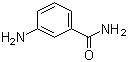 结构式 CAS# 3544-24-9, 3-氨基苯甲酰胺; 间氨基苯甲酰胺
