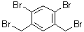 1,5-二溴-2,4-双(溴甲基)苯分子结构 (CAS 35510-03-3)