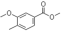 3-甲氧基-4-甲基苯甲酸甲酯分子结构 (CAS 3556-83-0)