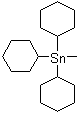 三环己基甲基锡分子结构 (CAS 35569-07-4)